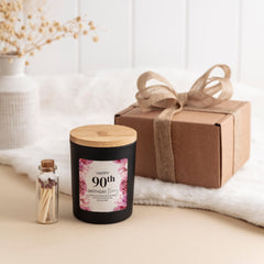 90th Birthday Candle Gift for Nanny ANY AGE 60th 70th 80th Custom Present for Nan Nanny Gran Granny Grandma Mum Mummy Auntie