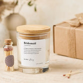 Bridesmaid Candle Gift Fun Wedding Party Keepsake for Best Friend Sister Thank You Present for Bridal Shower Team Bride Hen Party