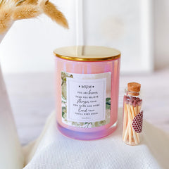 Candle Gift for Mum Mother’s Day Birthday or Christmas Present Personalised Keepsake for Her Mama New Mummy