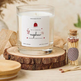 Christmas Gift for Nephew Vegan Soy Wax Candle with Bamboo Lid Free Gift Package with Mini Matches Jar