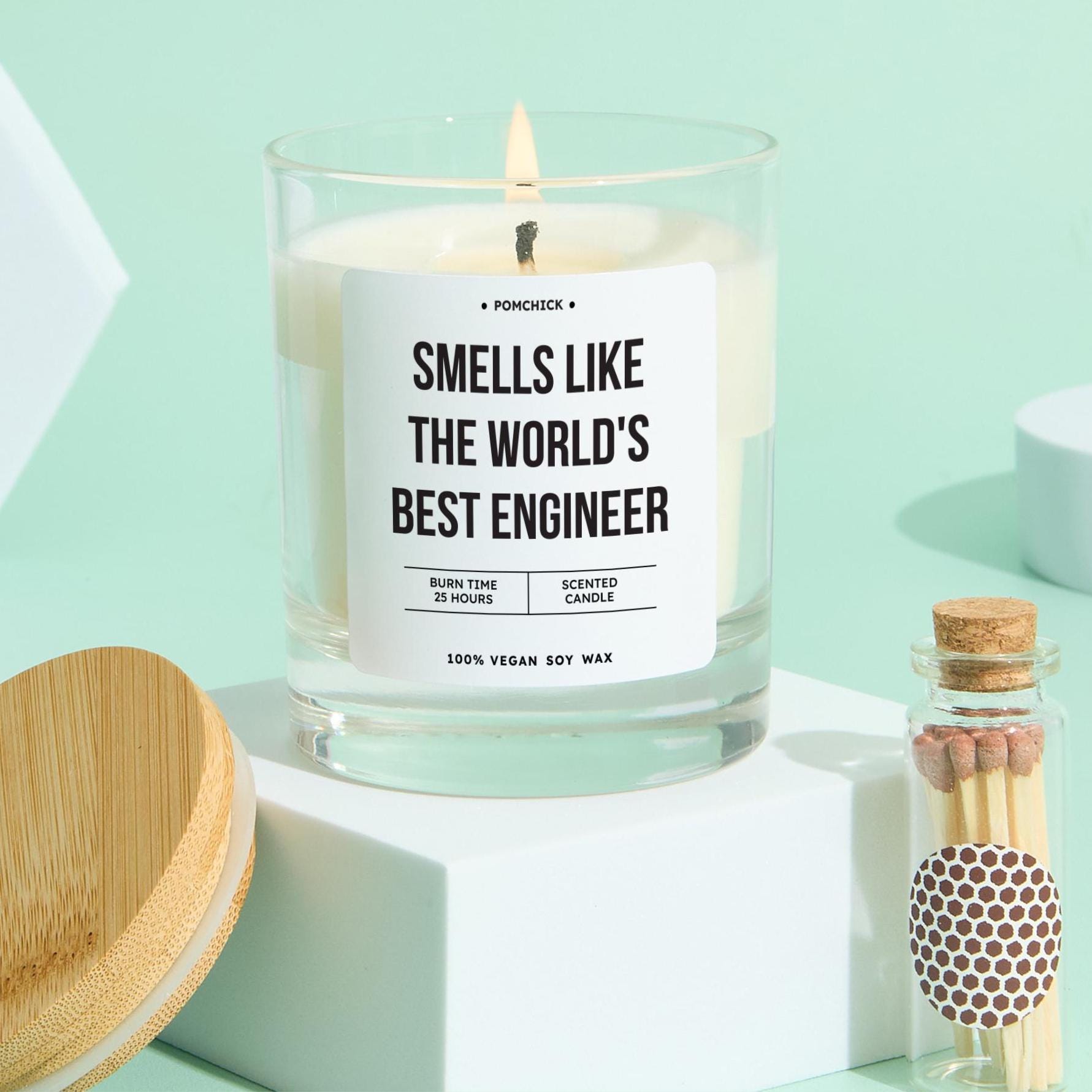 Engineer Candle Gift Smells Like the World's Best Engineer Funny Keepsake for Graduation Career Celebrations Thank You Engineer Student