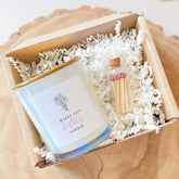 Floral personalised birthday scented candle with metal lid Gift for her best friend 18th 21st 30th 40th 50th 60th 70th Mum Sister Colleague