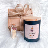 For a special mum scented candle Personalised Christmas gift for mummy Gift Set for Her Vegan Xmas Present with your text