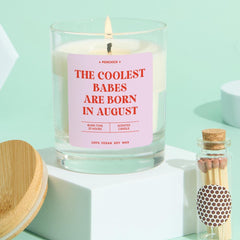 Funny August Birthday Candle Gift for Her Bestie Sister Best Friend Rude Zodiac Candle Gift Personalised Birthday Party Decor 18th 21st 30th