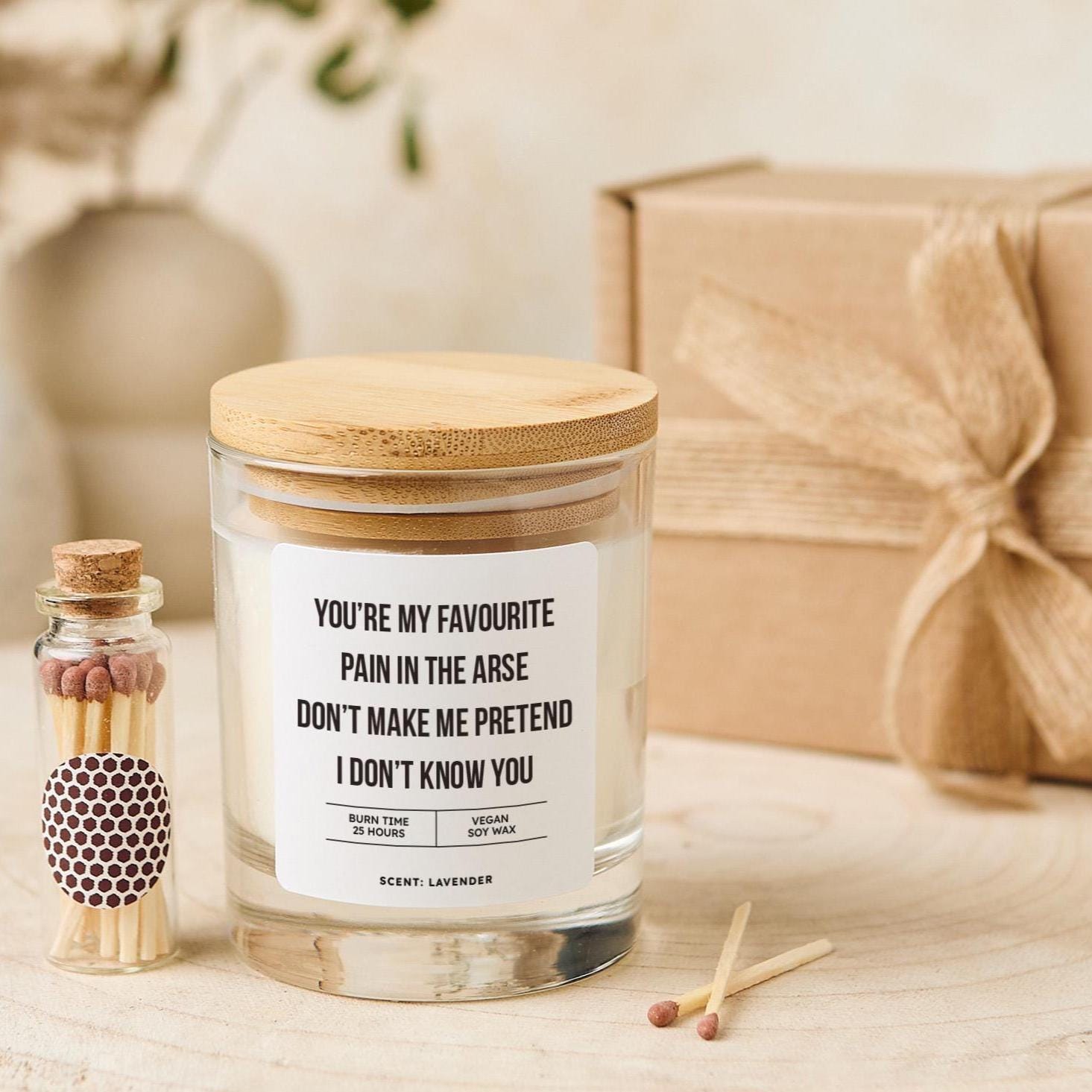 Funny Candle Gift for Friend Birthday Galentine’s Christmas Present for Her Bestie