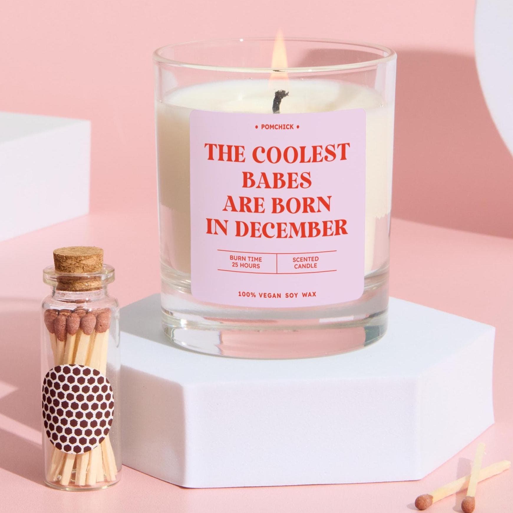 Funny December Scented Birthday Candle Gift for Her Bestie Best Friend Rude Zodiac Candle Gift Personalised Party Decor 18th 21st 30th 40th