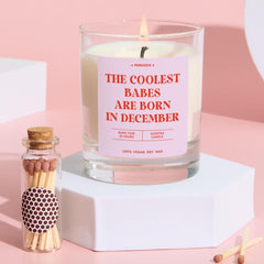 Funny December Scented Birthday Candle Gift for Her Bestie Best Friend Rude Zodiac Candle Gift Personalised Party Decor 18th 21st 30th 40th