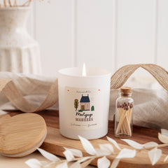 Funny Housewarming Candle Gift | Mortgage Wankers Scented Candle | Cheeky New Home Gift for Friend or Homeowner