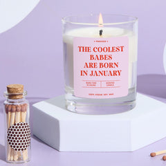 Funny January Birthday Candle Gift for Her Bestie Best Friend Rude Zodiac Candle Gift Personalised Birthday Party Decor 18th 21st 30th 40th