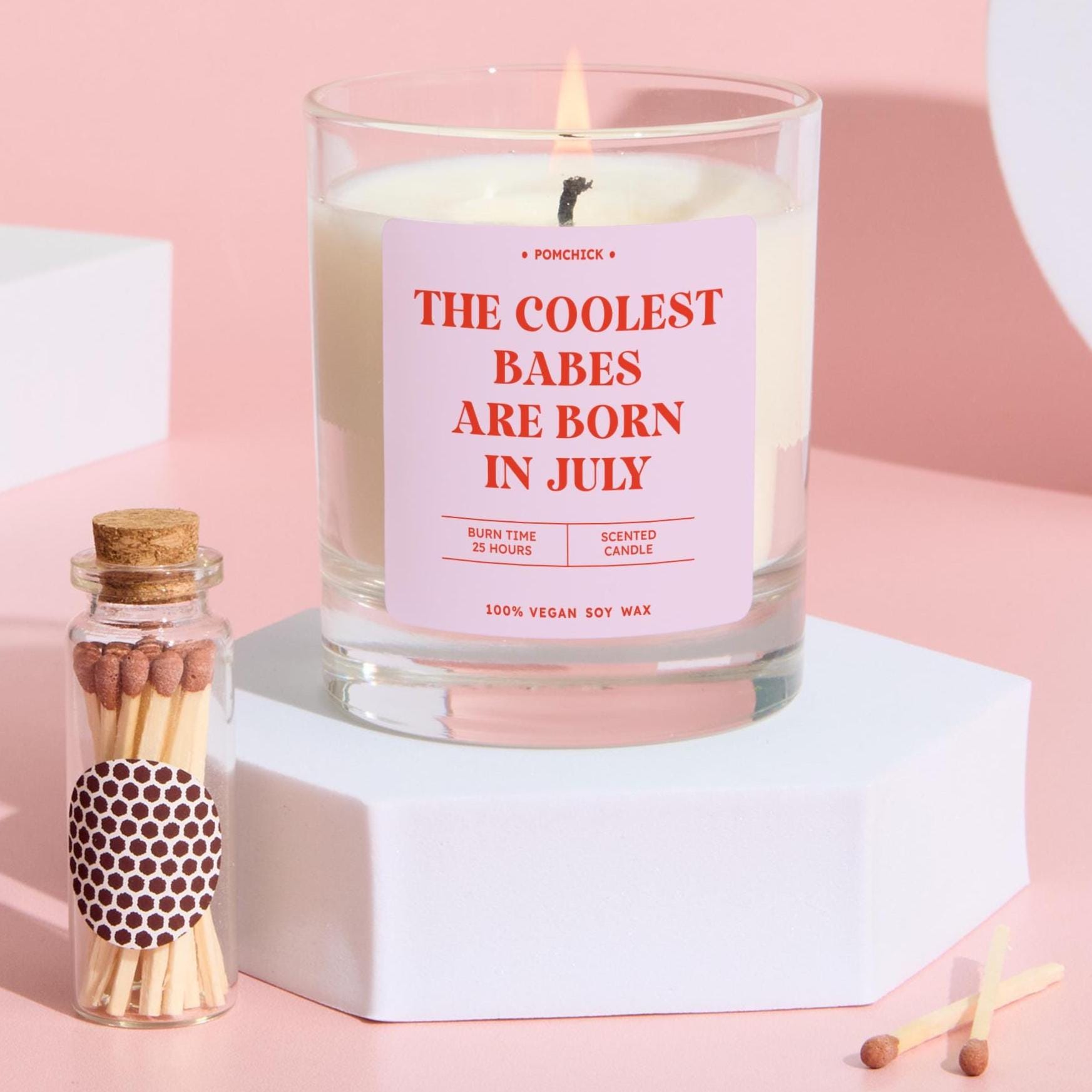 Funny July Birthday Scented Candle Gift for Her Sister Bestie Best Friend Rude Zodiac Candle Gift Birthday Party Decor 18th 21st 30th 40th