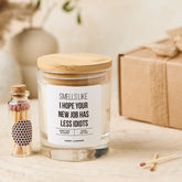 Funny New Job Candle Gift Rude Office Leaving Present for Colleague or Friend Vegan Soy Wax Career Change Gift