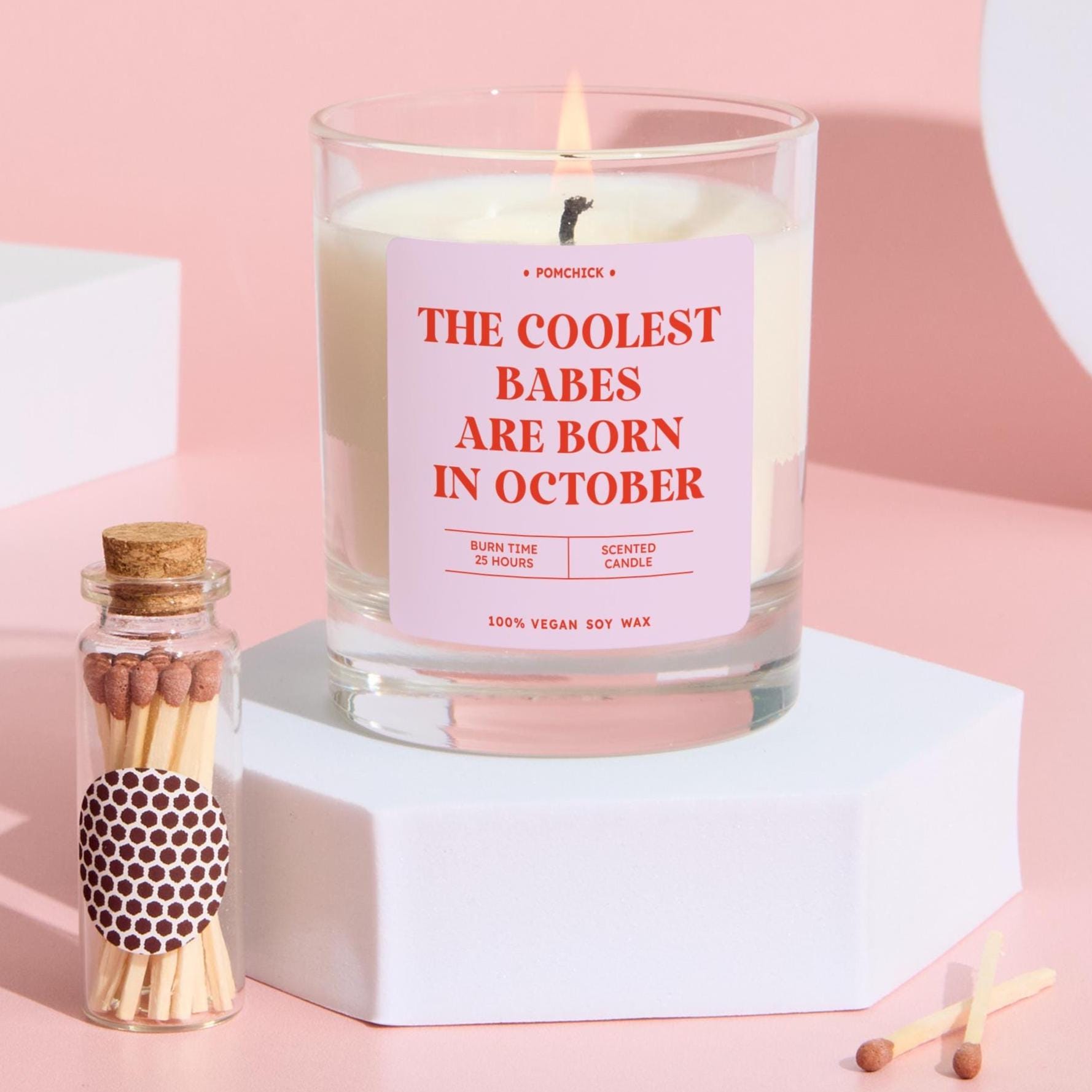 Funny October Birthday Candle Gift for Her Bestie Best Friend Rude Zodiac Candle Gift Personalised Birthday Party Decor 18th 21st 30th 40th