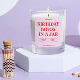 Funny Scented Candle Birthday Gift for Her Birthday Botox in a Jar Cheeky Keepsake for Friend Sister Bestie Mum Nanny
