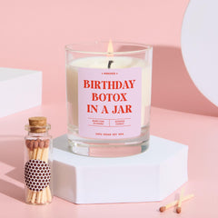 Funny Scented Candle Birthday Gift for Her Birthday Botox in a Jar Cheeky Keepsake for Friend Sister Bestie Mum Nanny
