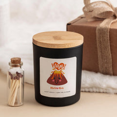 Funny Scented candle gift with personalised names for Girlfriend Fiance Wife I Lava You Fun Valentine's Day Birthday Anniversary Present