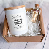 Funny Thank You Teacher Candle Gift Personalised Humorous End of Term or Teacher's Day Present for Nursery Primary or Reception Teacher