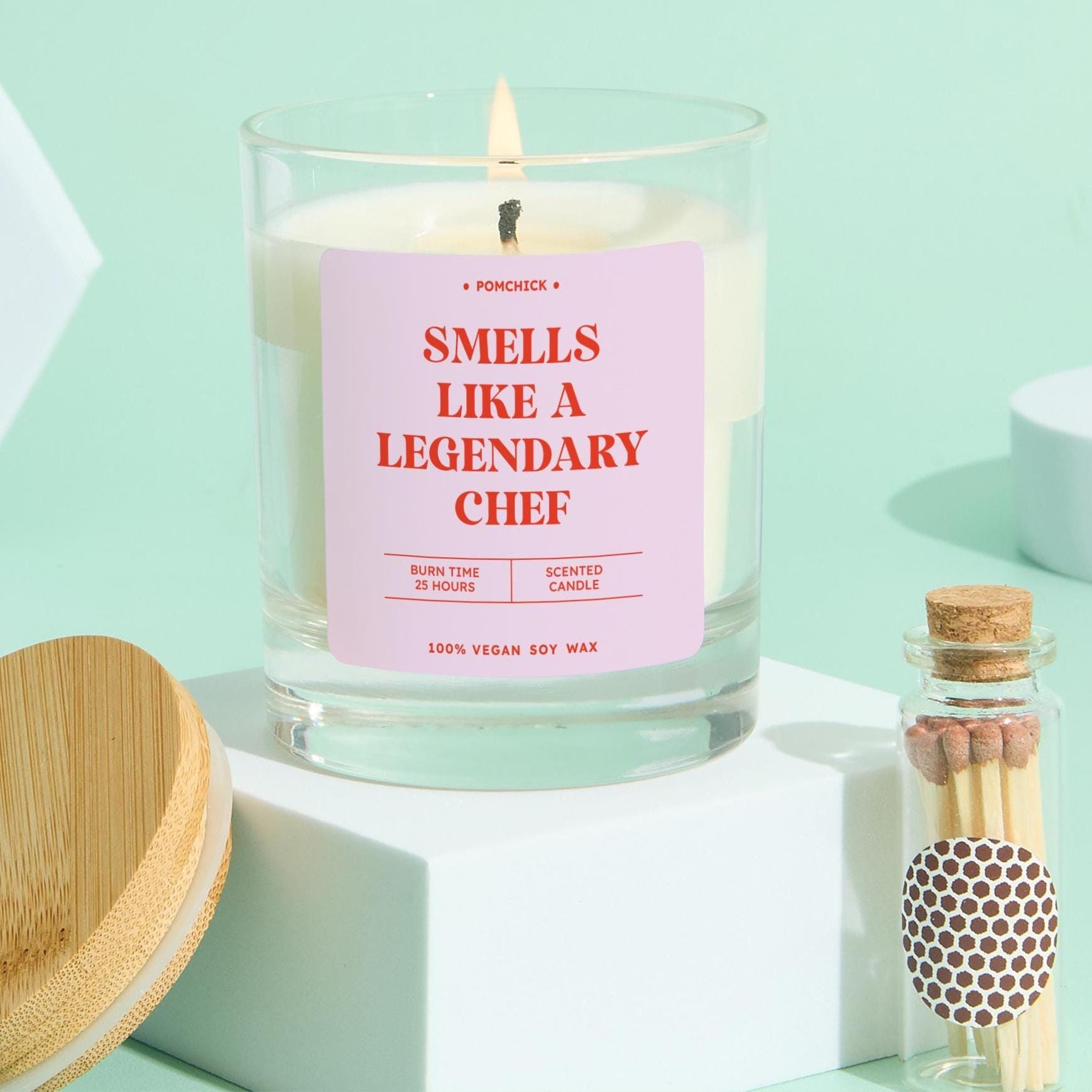 Gift for a Chef Scented Vegan Candle Gift Fun Kitchen Decor Keepsake Gift for Food Lover Master Chef Mum Nanny Friend Birthday Christmas