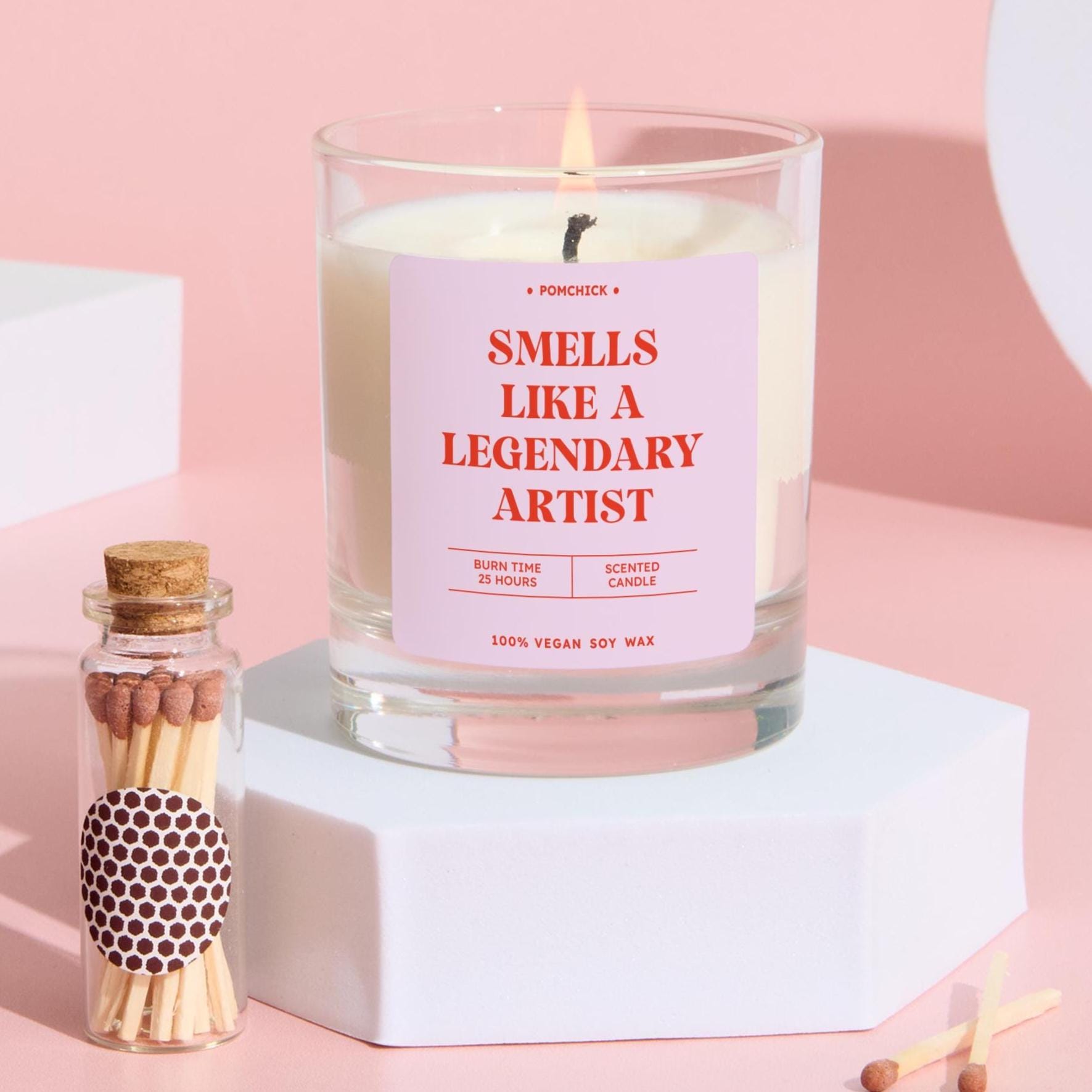 Gift for Art Teacher Smells Like a Legendary Artist Scented Candle Gift Fun Keepsake Art Lovers Art Teacher Birthday Thank You