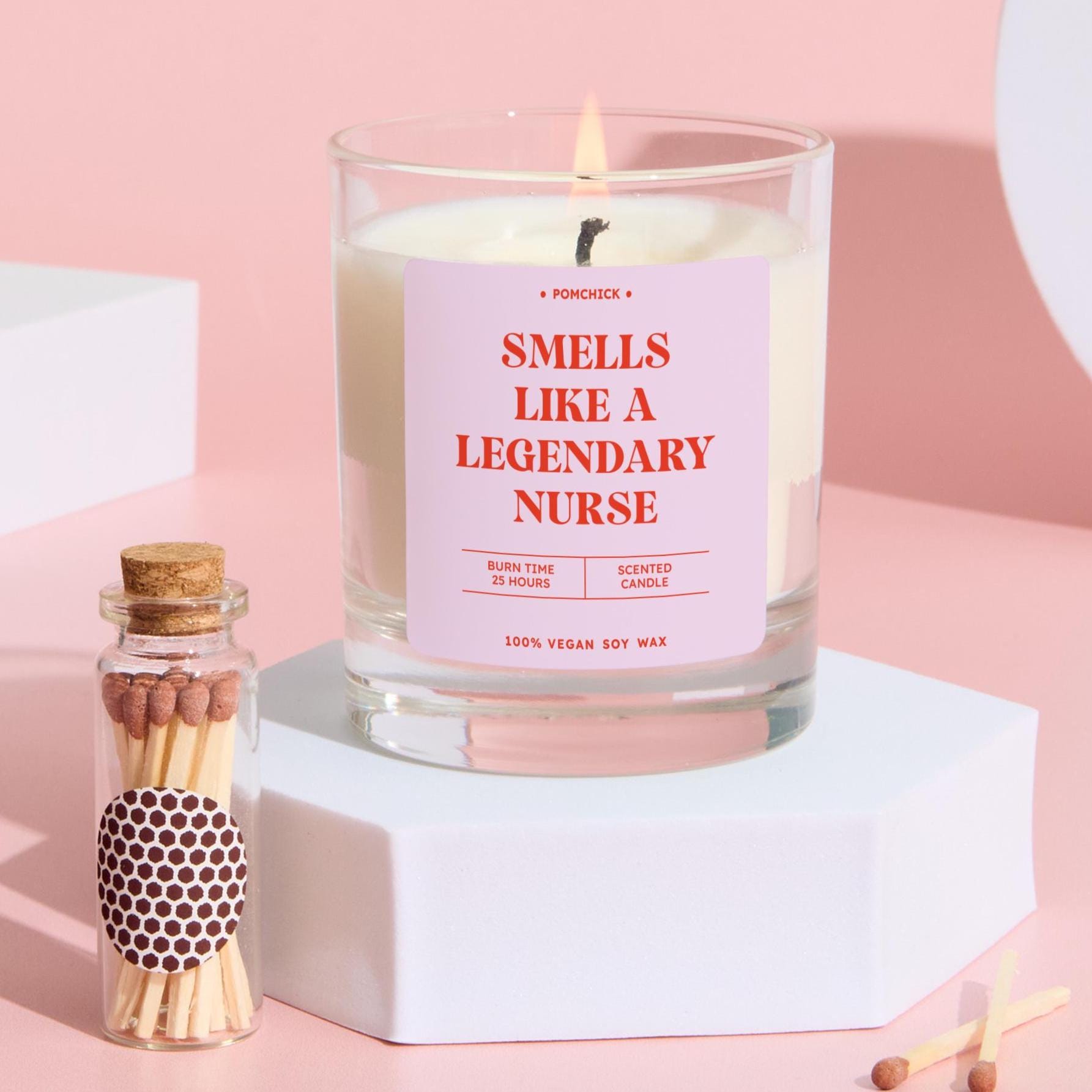 Gift for Nurse Scented Candle Appreciation Keepsake for her Nurse Student Present Birthday Graduation Christmas Gift