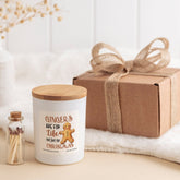 Gingers Are For Life Not Just For Christmas Scented Candle, Gift for Her Him, Gingerbread Man lover, 1st Xmas as a family, Cute decor