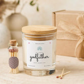 Godfather Candle Gift Set Special Father's Day Keepsake A Thoughtful Appreciation Gift for a Wonderful Godparent