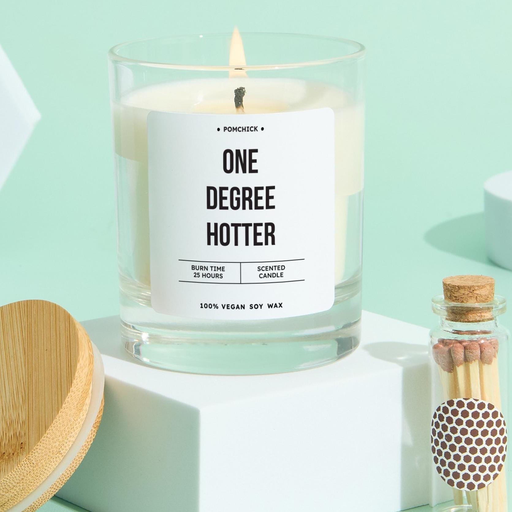 Graduation Scented Candle Gift One Degree Hotter Funny Keepsake for Graduates Gift for Son Daughter Grandson Granddaughter Nephew Niece