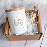 Happy Birthday Candle Gift for Her or Him | Cute Present for Favourite Person | Wife, Girlfriend, Mum, Friend, Fiance Gift