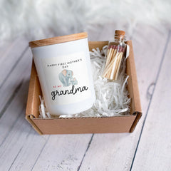 Happy First Mother's Day as My Nanny ANY ROLE Scented Soy Wax Candle Mother's Day Gift for New Grandma Happy Mothers Day Keepsake Granny 1st