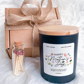 Happy Mother's Day Scented Candle Gift for Mum Personalised with Your Text Mummy Appreciation Present Relaxing Mum Keepsake New Mum Keepsake