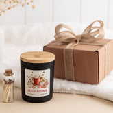 Hello Autumn Scented Candle, Pumpkin Spice Scent, Cosy Autumn Gift for Friends Mum Dad Grandma, Autumn Home Decor September Birthday Gift