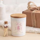 Hen Party Scented Candle Gift Set Stylish Wedding Day Jar for The Bride, Bridesmaid or Team Bride Gift Idea for Bride to - be