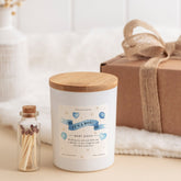 It's a boy girl new baby scented candle gift set for new mum with baby's name and your text Baby Congratulations gift keepsake Baby Shower