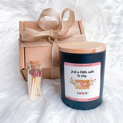 Just A Little Note To Say I love You Candle Valentine's Day Birthday Thank You Anniversary Gift for Her Him Wife Girlfriend Husband Fiancee