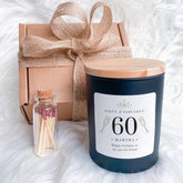 Milestone Birthday Candle Gift for Her Friend Mum Sister or Colleague Elegant Celebration Present 18th 20th 30th 40th 50th 60th Birthday
