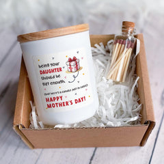 Mother's Day Candle Gift from Daughter FREE GIFT PACKAGE Funny Gift for Mummy Appreciation Present Scented Soy Wax Mum Relaxation Keepsake