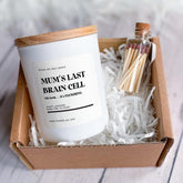Mum's Last Brain Cell Candle Funny Gift for Mummy Mama New Mum Mother's Day Birthday Exhausted Parent Sleep - Deprived Mum Relaxing Candle