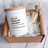 Mum's Therapy Session Candle Funny Gift for Mummy Mama Mother's Day Birthday Christmas New Mum Relaxing Present Scented Soy Wax Handmade