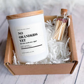 No Grandkids Yet Candle Funny Gift for Parents Future Grandparents Mother's Day Father's Day Christmas Birthday Present