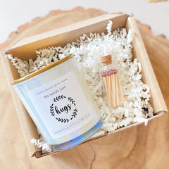 No Words Just Hugs Candle Thinking of You Gift for Friend, Family or Colleague Thoughtful Memorial Sympathy Support Present