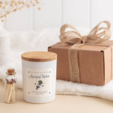 Personalised amazing teacher scented candle, FREE GIFT PACKAGE and mini matches jar Teacher gift with your thank you message Math English