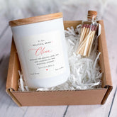 Personalised Beautiful Bride Candle Gift Elegant Wedding Day Bridal Shower Hen Party Gift for the Bride