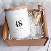 Personalised Birthday Candle for Daughter Milestone Age Gift for Her Keepsake Jar from Mum Dad 13th 16th 18th 21st 30th Birthday