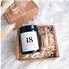 Personalised Birthday Candle for Daughter Milestone Age Gift for Her Keepsake Jar from Mum Dad 13th 16th 18th 21st 30th Birthday