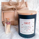 Personalised candle gift for her To the world you are just one person but to me you are the world Valentine's Day Birthday Anniversary