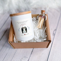 Personalised Candle Set with Couple Names You Are My Penguin Gift for Wife Her Husband Girlfriend Fiance Valentine's Day Birthday Christmas
