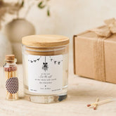 Personalised Christmas Candle Gift – To the One I Love the Most Keepsake for Partner Boyfriend Girlfriend Wife Husband Fiancee Vegan Soy Wax