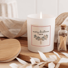 Personalised Christmas Scented Candle with name Gift For Her Personalised Gift Set for Her Christmas Grandma Granny Nanny