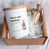 Personalised ‘Fabulous' Birthday Candle Elegant Keepsake for Daughter Sister Friend or Loved One 16th 18th 21st 30th 40th Birthday