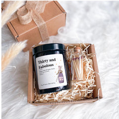 Personalised ‘Fabulous' Birthday Candle Elegant Keepsake for Daughter Sister Friend or Loved One 16th 18th 21st 30th 40th Birthday