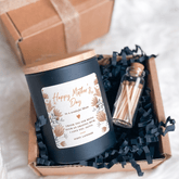 Personalised Happy Mother's Day scented soy wax vegan candle, With your own text, Gift for mum mummy mama, First Mother's Day, 1st